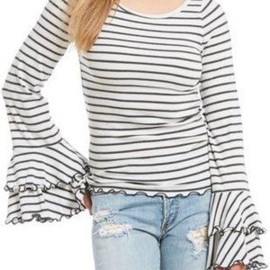 Free People Bell sleeve top